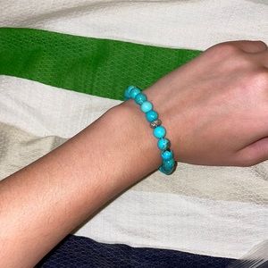 Turquoise Bracelet with Diamond Detail